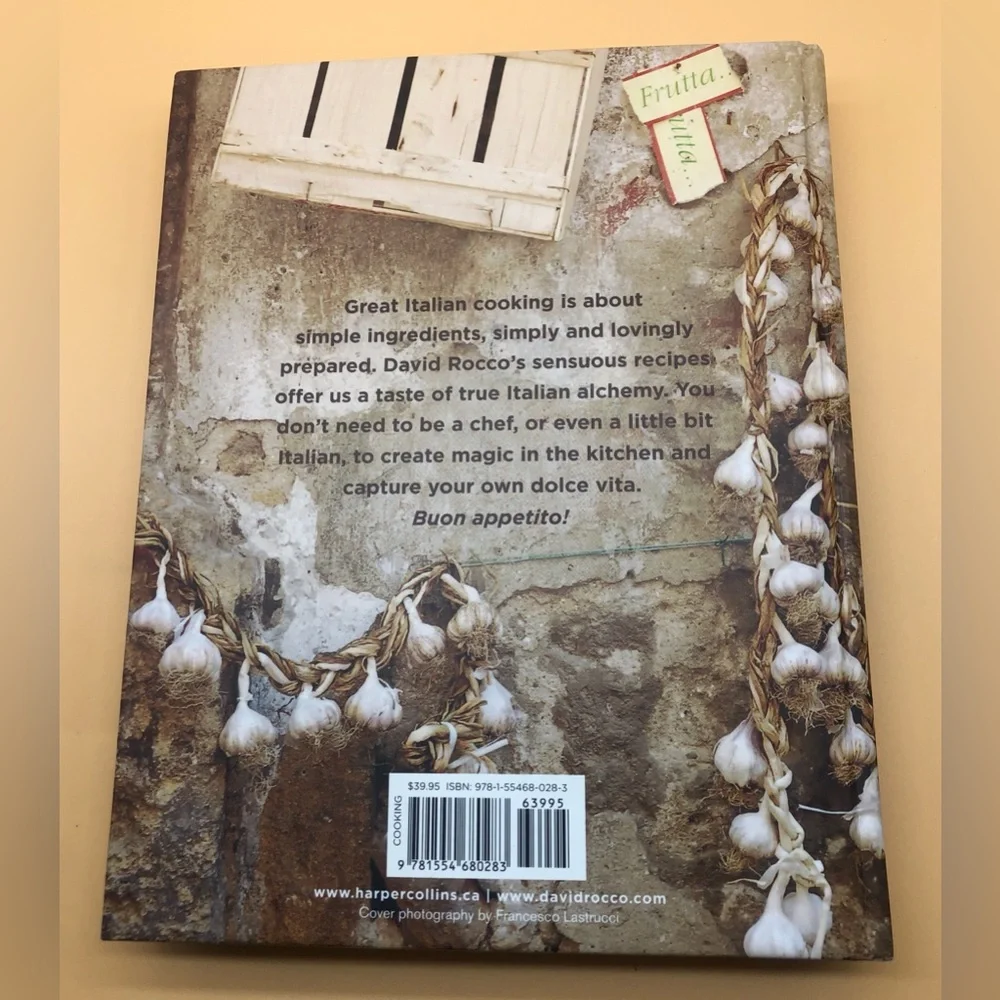 David Rocco’s La Dolce Vita Cookbook Hardcover - Picture 2 of 4